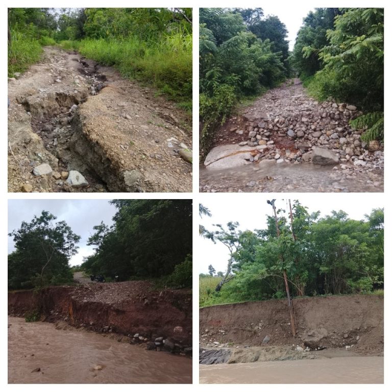 Dusun Liu Terancam Gelap, Akses Jalan Putus dan Tiang Listrik Nyaris Tumbang